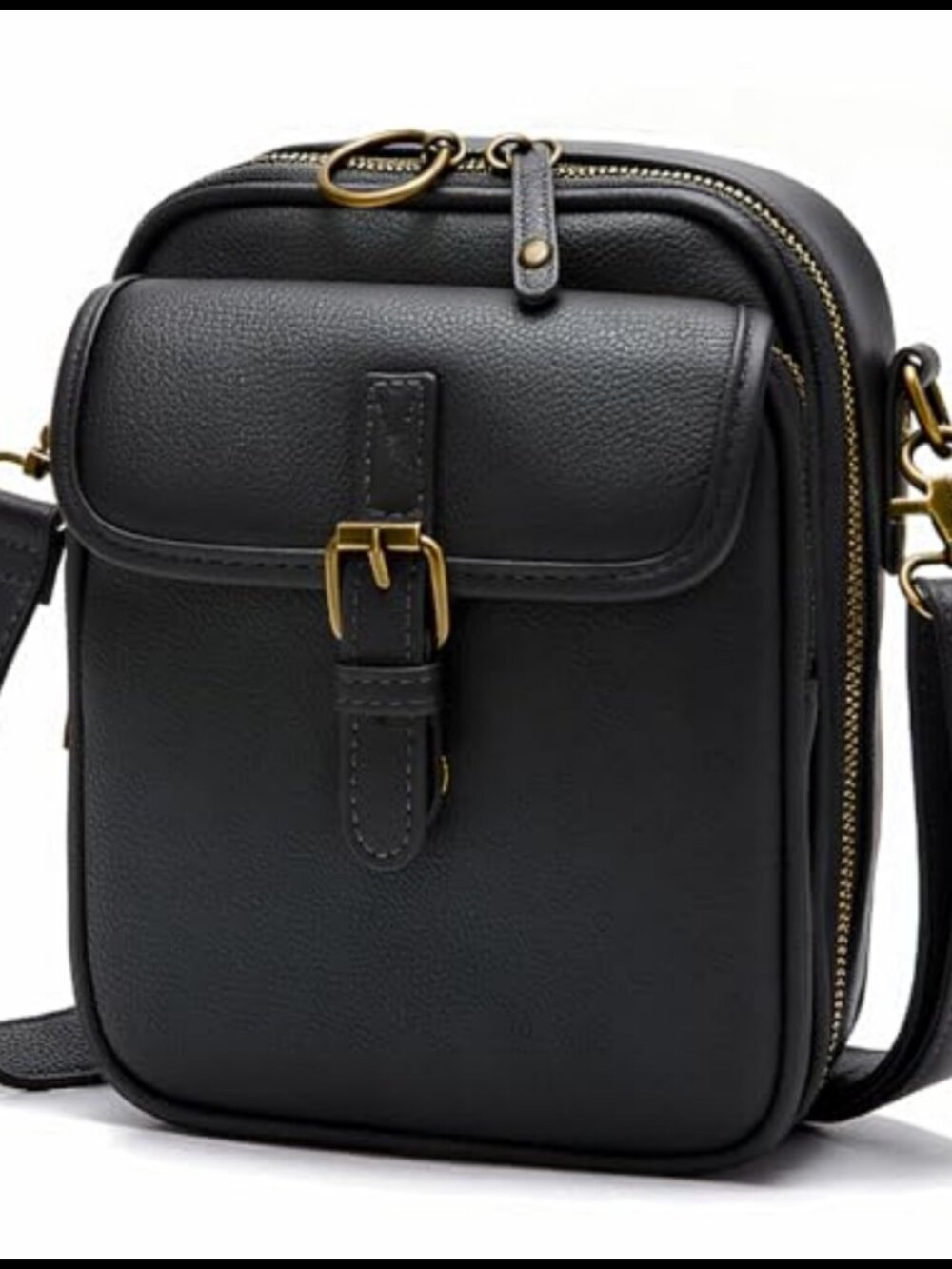 Small Crossbody Bag Vegan Leather Messenger Purse Anti Theft Shoulder Handbag